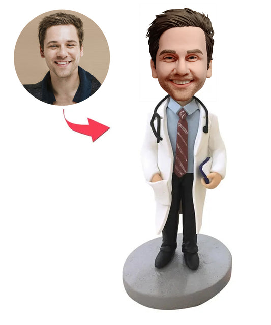 Customized Doctor Bobblehead: Celebrating the Heroes of Healthcare!